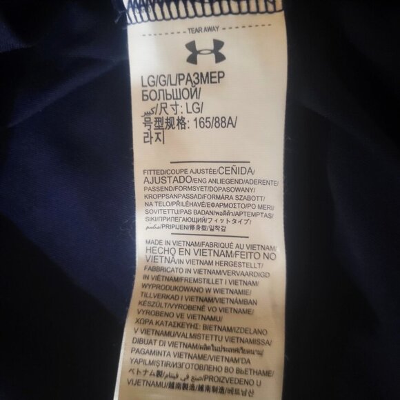 Under Armour Women's Blue Contrasting Fabric Pouch Pockets - Size L - Picture 8 of 11